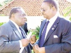 Goodall Gondwe and Peter Mutharika