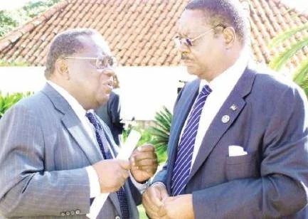 Goodall Gondwe and Peter Mutharika