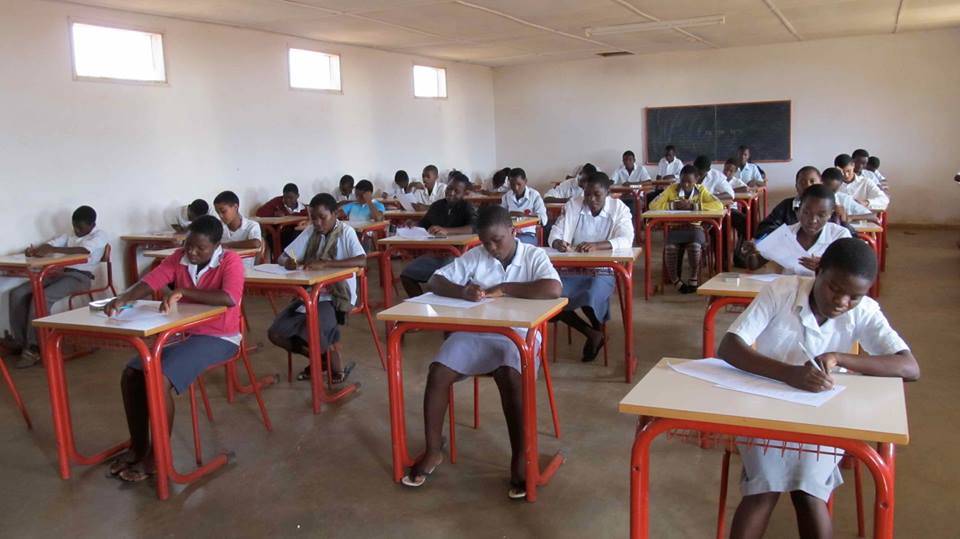 Malawi Students seating for Examination