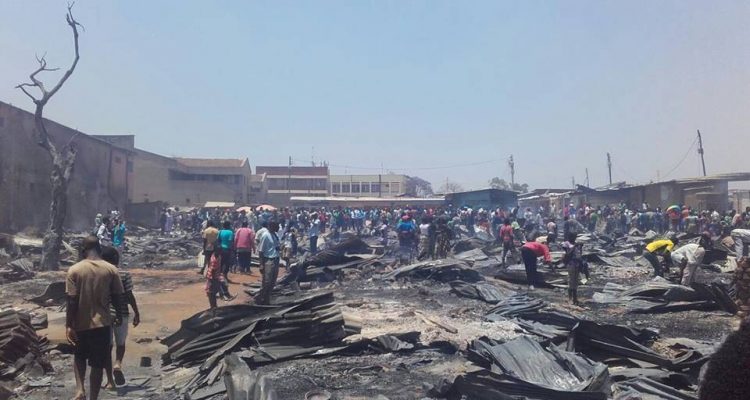Mzuzu Market Fire
