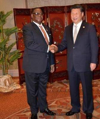 Peter Mutharika, Xi Jinping
