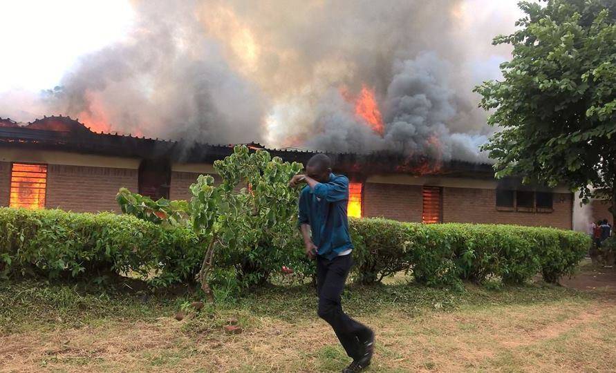 Mulanje Hospital on fire