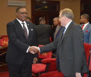 Scotland Secretary of State David Mundell & Malawi President Peter Mutharika