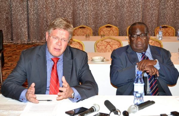 German Ambassador Peter Woeste & Malawi Finance Minister Goodall Gondwe