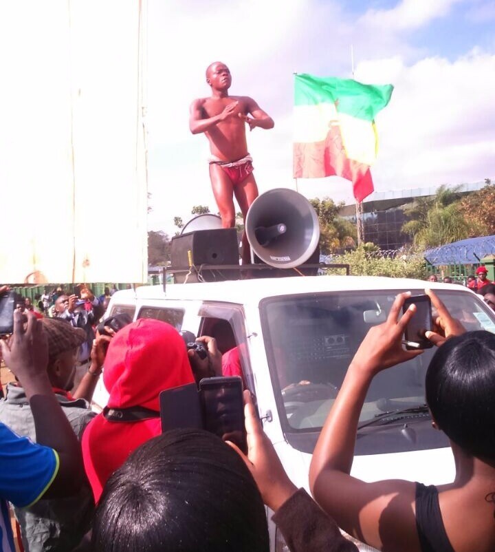 Malawi naked protest