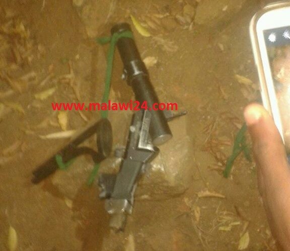 Chanco students destroyed a gun one of the police officers carried. 