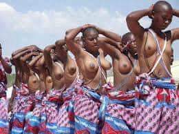 Girls are forced to bare their breasts at Mulhakho