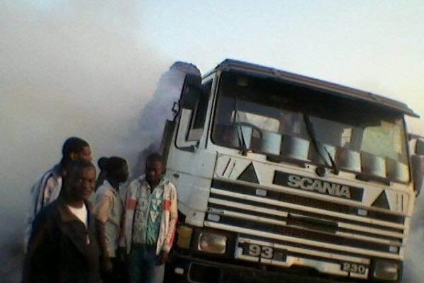 fire burns barley