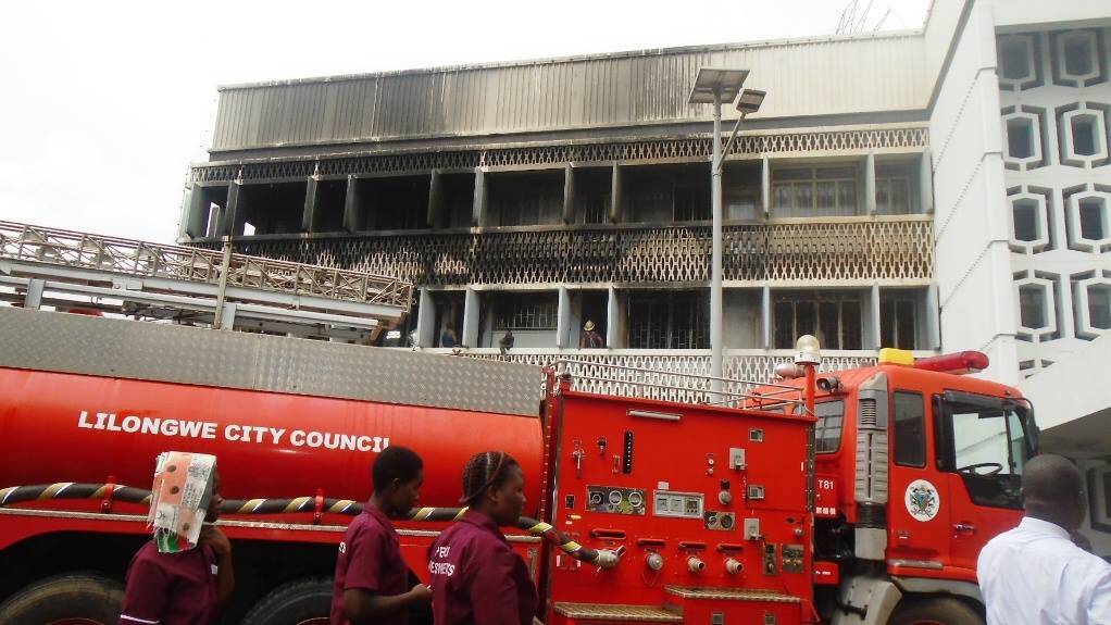 Ministry of Agriculture Office fire