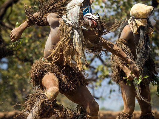Gule Wamkulu Mask Dancers