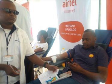 Airtel blood donation