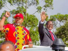 Malawi President Lazarus Chakwera and vice president Saulos Chilima