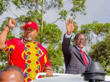 Malawi President Lazarus Chakwera and vice president Saulos Chilima