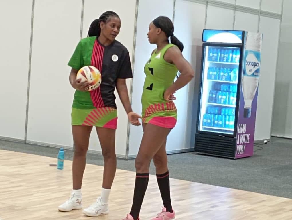 Malawi Netball Players Mwai Kumwenda and Joyce Mvula