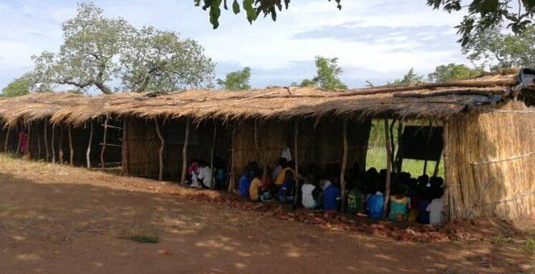 This image shows a primary school in Salima, Malawi.