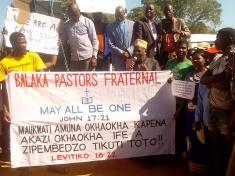 Same-sex marriage protests in Balaka, Malawi