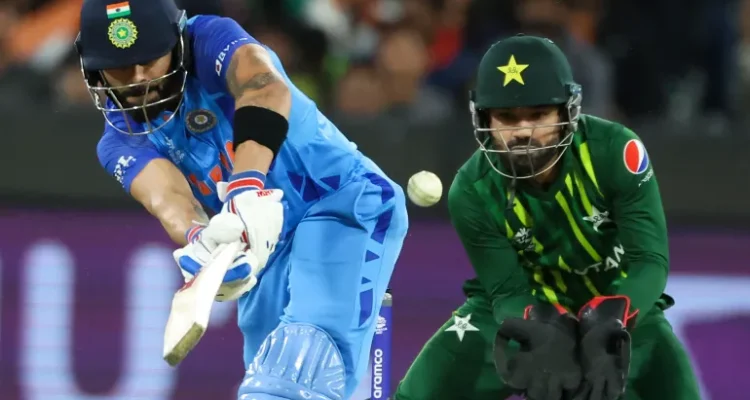 India's Virat Kohli bats during the T20 match between India and Pakistan