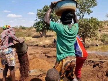 Children in Malawi are involved in mining at Chimitu in Lilongwe