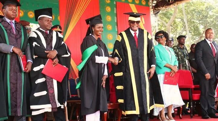 President Lazarus Chakwera attended Mzuzu University graduation in Mzuzu