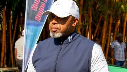 Vice President Saulos Chilima playing golf