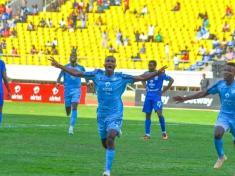 Silver Strikers players celebrating a goal in their game against Mighty Wanderers on 23 September, 2023