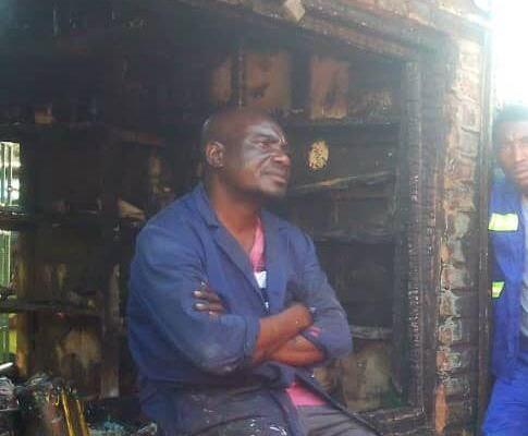 Zomba Market Fire affected person