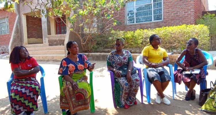 DCT officials during a meeting with chiefs