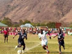 A match between Malawi Super League sides Blue Eagles and Moyale Bareacks