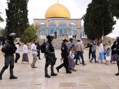 Al-Aqsa Mosque in Jerusalem was stormed by Israelis