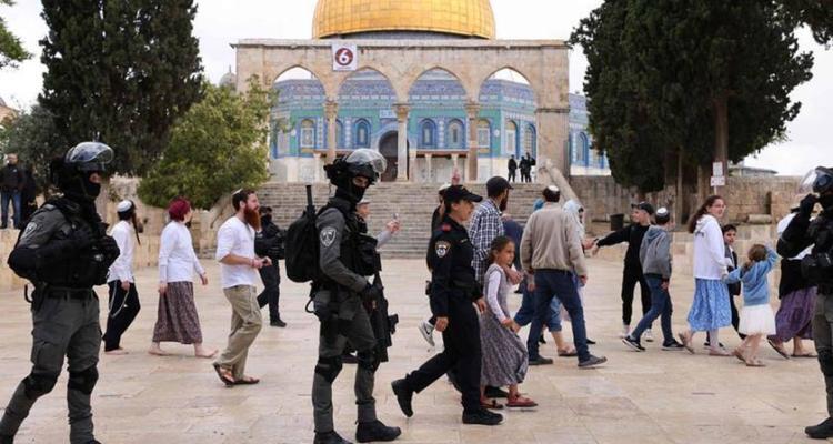 Al-Aqsa Mosque in Jerusalem was stormed by Israelis