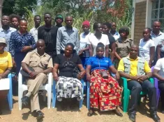 Mwanza Female Sex Workers (FSW) Association Chairperson, Angella Mwazemba at a stakeholders interface meeting organised by Centre for Human Rights Education Advice and Assistance (CHREAA) with funding from Southern Africa Litigation Centre a