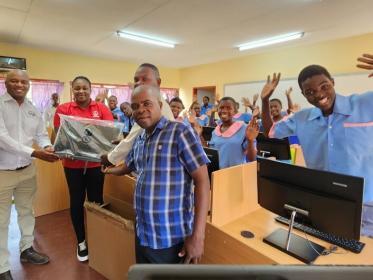 The Universal Service Fund (USF) has donated ICT lab equipment to Mua School for the deaf, Madzanje CDSS and Phalula CDSS.