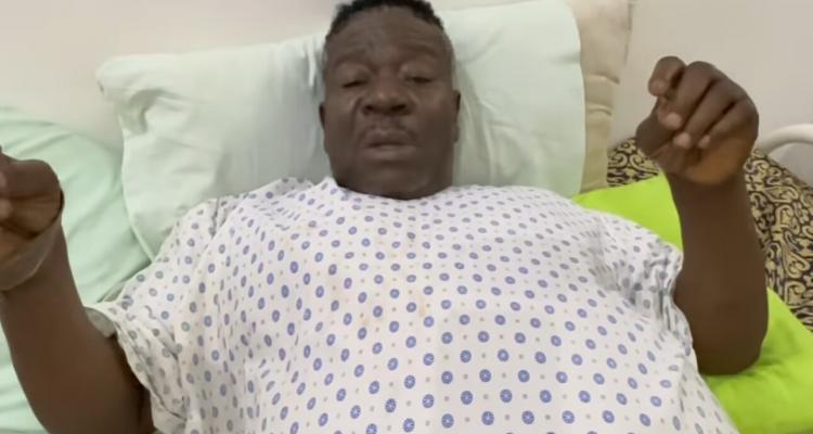 Nigerian actor, John Okafor, popularly known as Mr. Ibu in in Hospital