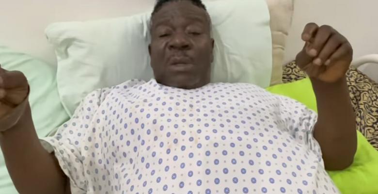 Nigerian actor, John Okafor, popularly known as Mr. Ibu in in Hospital