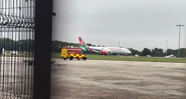 RAF jets intercept Kenya Airways flight at Stansted Airport