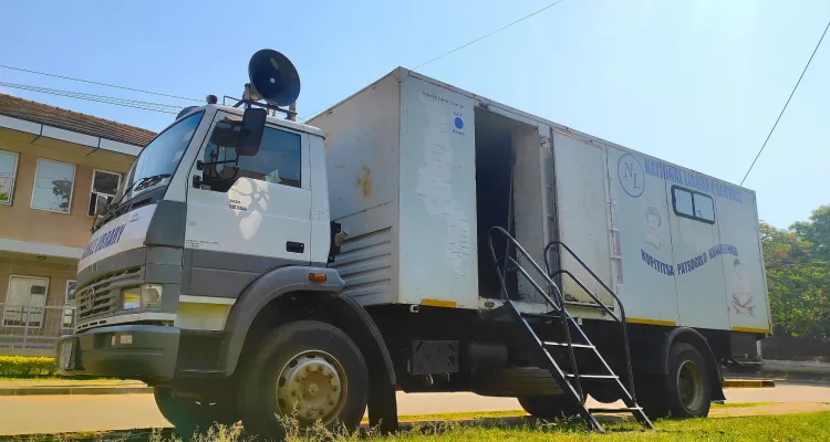 A mobile library in Malawi