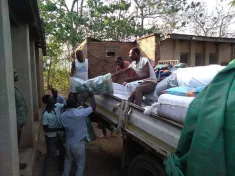 Mulhako wa Alhomwe's items which have been donated to flood survivors