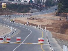 Newly constructed road in Blantyre