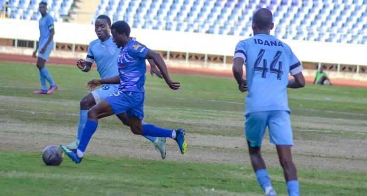 Part of the game between Silver Strikers and Mighty Wanderers on Monday 16 October