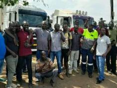 Truck Drivers are strike in Malawi protesting low salaries and high passport renewal fees