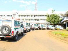 Ambulances which Malawi Government has procured and handed over to district councils in Malawi