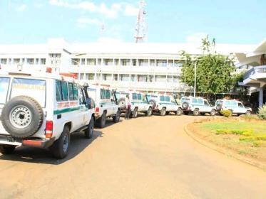 Ambulances which Malawi Government has procured and handed over to district councils in Malawi