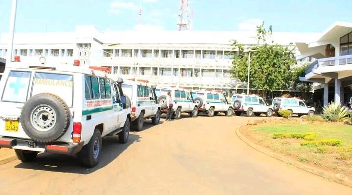 Ambulances which Malawi Government has procured and handed over to district councils in Malawi