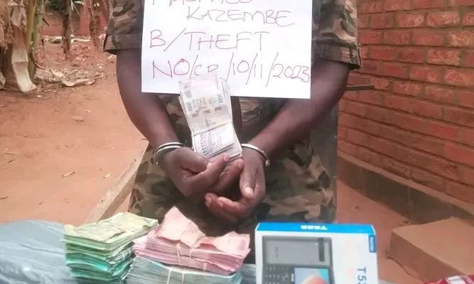 Malawi theft suspect