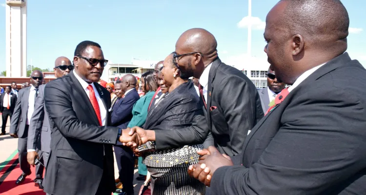 Malawi President Lazarus Chakwera