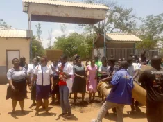 Hospital Workers during the protests