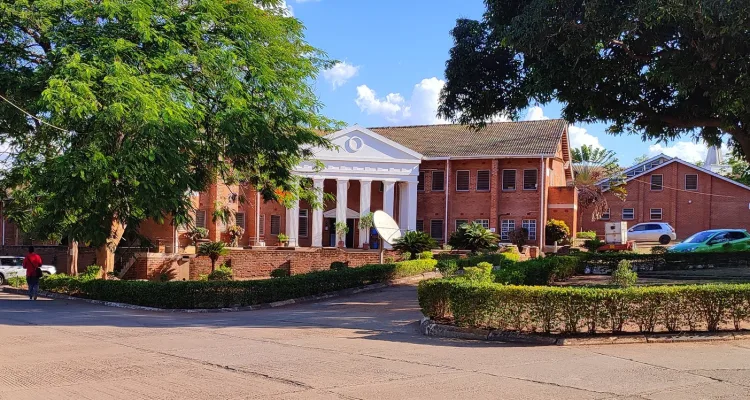 Premises of MAGU in Lilongwe where students have been demanded to pay for graduation