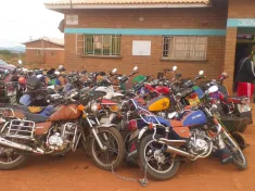 Motorcyles at Jenda Police Station