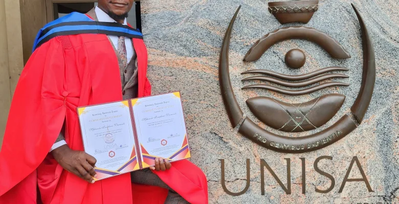 Pemphero Mphande lied receiving honorary doctorate from UNISA