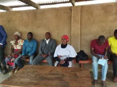 Chiefs at a press briefing in Zomba